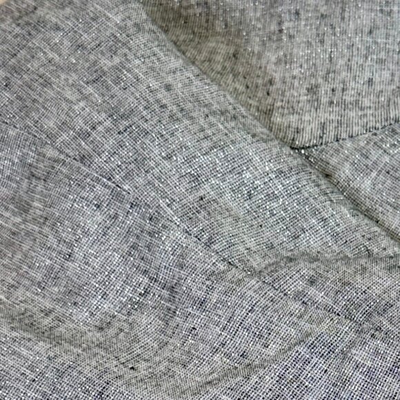 Metallic Silver Blazer + Side Button Accents (XL) A New Day - Picture 7 of 11